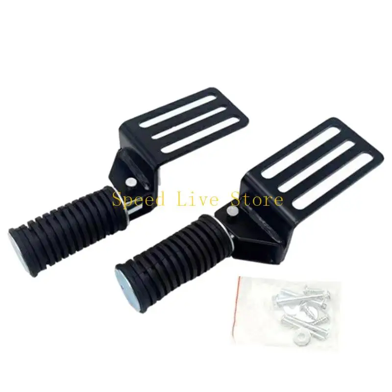 

547C Нескользящая подставка для ног мотоцикла, складная цилиндрическая педаль, инструмент, бесплатная установка, сверхпрочная на