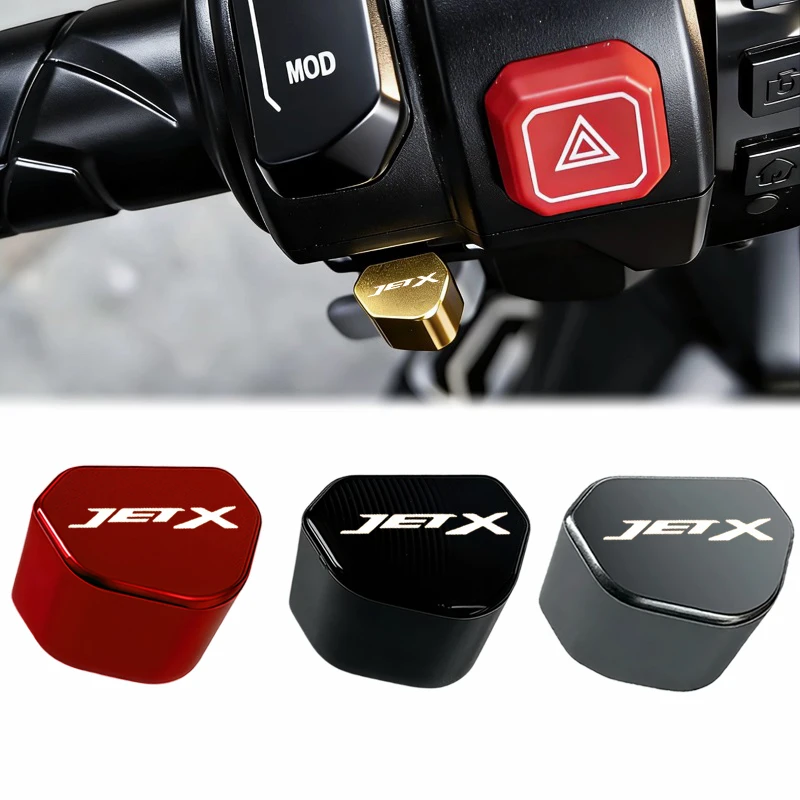 Motorcycle turn signal switch button modification turn key cap Accessories For SYM JET X 150 125 JETX150 JETX125 2023-2026 CNC