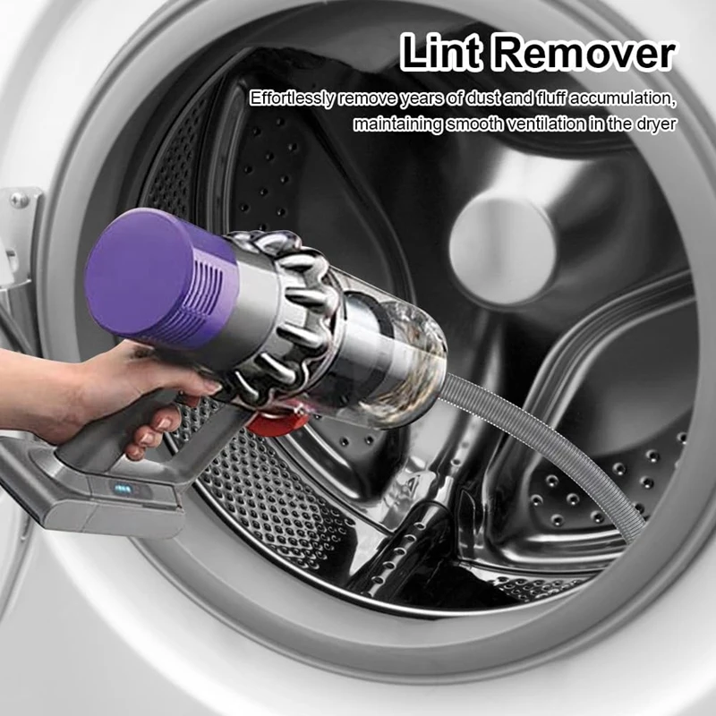 JDZD-Kit limpiador de ventilación para secadora Dyson V6 V7 V8 V10 V11 V12 V15 accesorio de manguera de vacío secadora aspiradora de pelusa