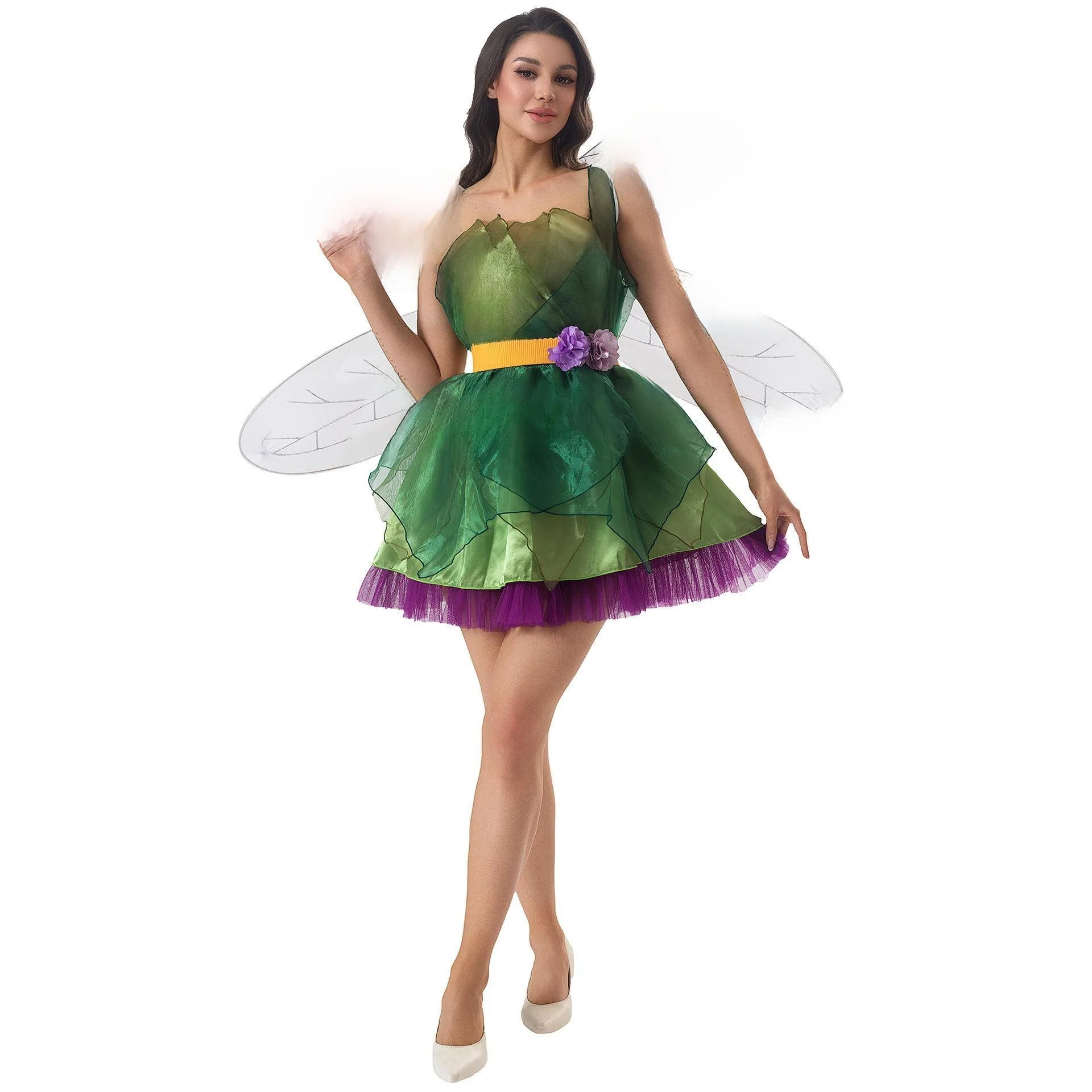 Adulto een Fata loween Costume Dr Stage Performance Outfit Etnico Faion Abbigliamento da donna Tradizionale Nazionale Sle