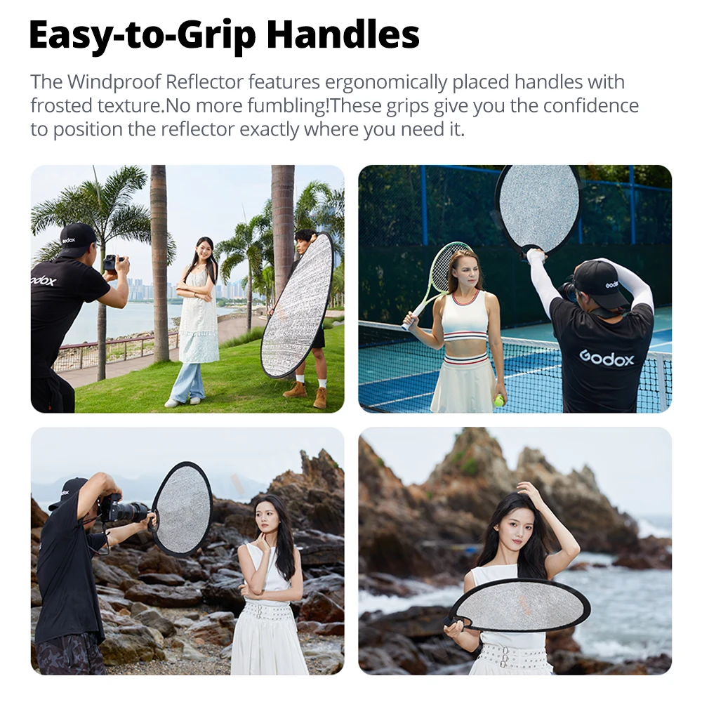 Godox W-RFT55/80/130 عاكس مقاوم للرياح قابل للطي 22 "/32" 50 سنتيمتر 80 سنتيمتر 130 سنتيمتر ملحقات التصوير الفوتوغرافي للاستخدام الخارجي #4