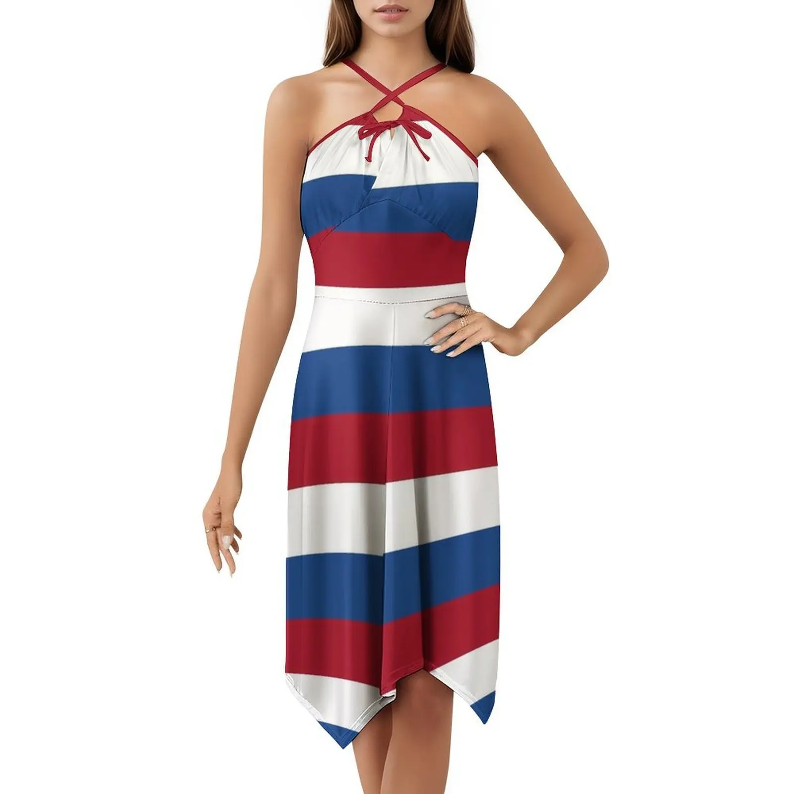 

Flag Of The Netherlands Korean Style Casual Dress For Women Simple Daily Office Lady Dresses Flag Flag Of The Netherlands Flag