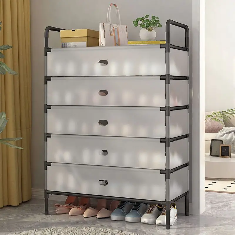 custom. [Dustproof Design] Sturdy Durable Dustproof Shoe Rack Thickened Dormitory Storage Shoe Cabinet Home Large Capacity Multi