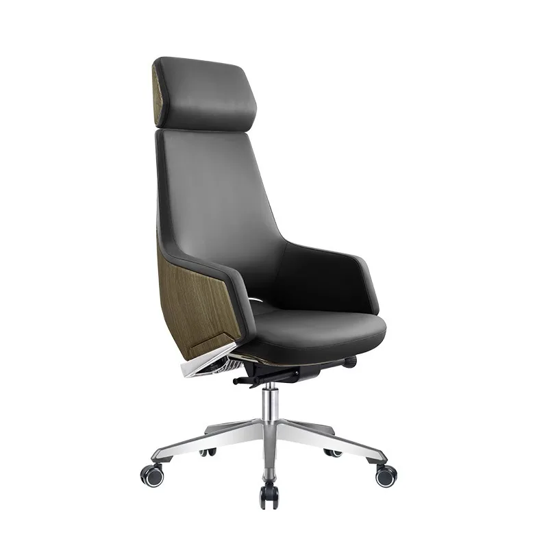 

The light luxury boss chair is comfortable and can be reclined for a long time