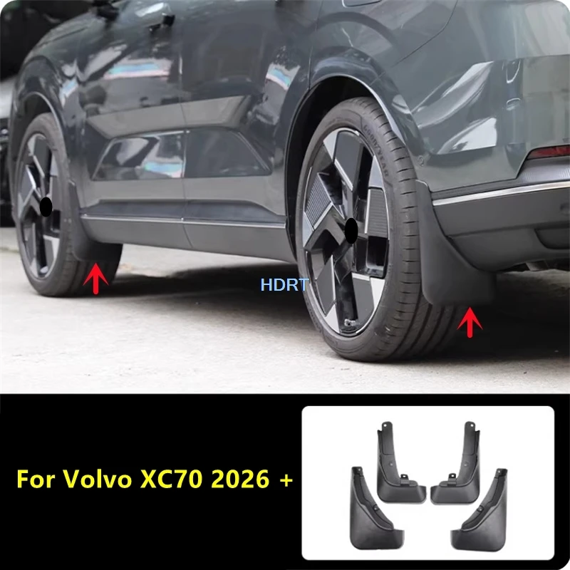 

For Volvo XC70 2026 + Car Styling Front Rear Wheel Splash Mud Flap Lining Mudguard Fender Cvoer Protector Decoration Accessories