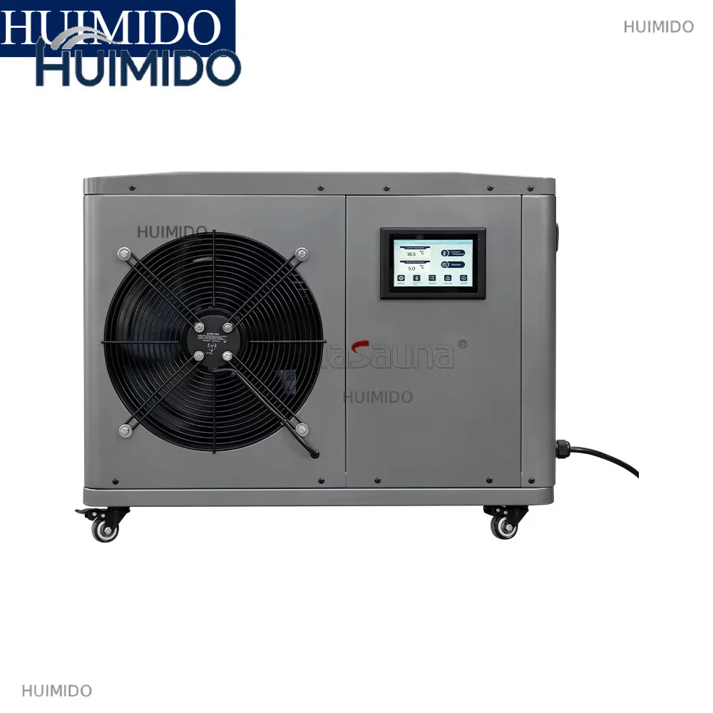 Wi-Fi control ice bath chiller unit, used for bathtub and swimming pool chillers, equipped with a chiller unit and