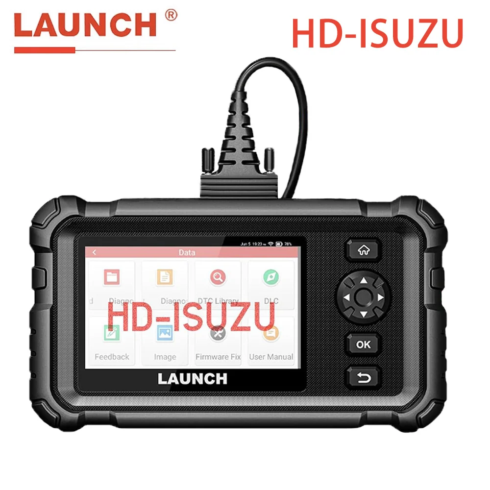 

LAUNCH CRE Elite HD-Isuzu Heavy Duty Semi Truck Scanner for Isuzu DPF Regen Bidirectional Full System Diesel Diagnostic Tool