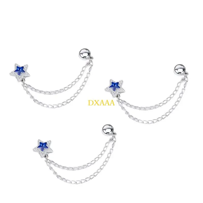 DXAA Closure Pant Leg Chain With Reinforced Perfect For Athletic Wear Outdoor Adventures And Daily Use Blue Color