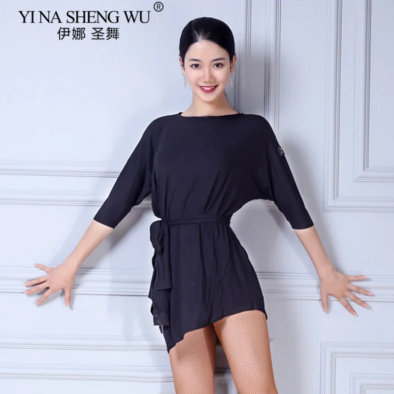 ชุดเต้นรำละตินสำหรับผู้หญิง ชุดแสดงบนเวทีสำหรับผู้ใหญ่ ชุดเต้นซัลซ่า แทงโก้ รุมบ้า ชุดเต้นบอลรูม ชุดฝึกซ้อมเต้นรำ สำหรับการแสดง