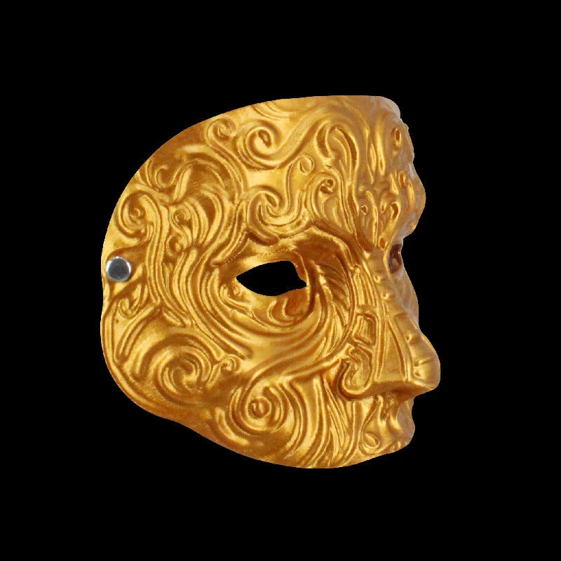 Mężczyźni Maski Masquerade Vintage Grecka Rzymska Maska Wenecka Retro Maska Halloween Festiwal Karnawał Mardi Gras Kostium Cosplay Party