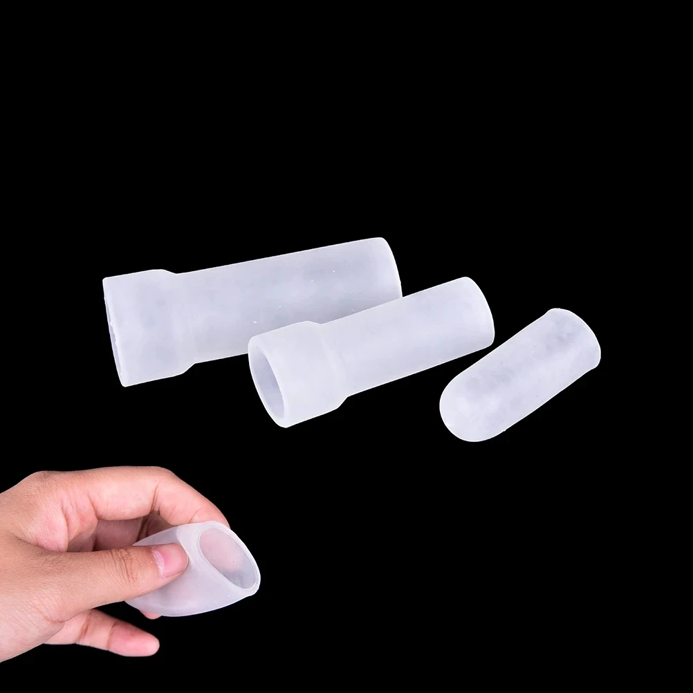 

S/M/L Silicone Sleeves For Penis Enlargement Extender Stretcher Resuable Pump Hanger Enlarger Genital Sleeve Glans Cap Sex Toys