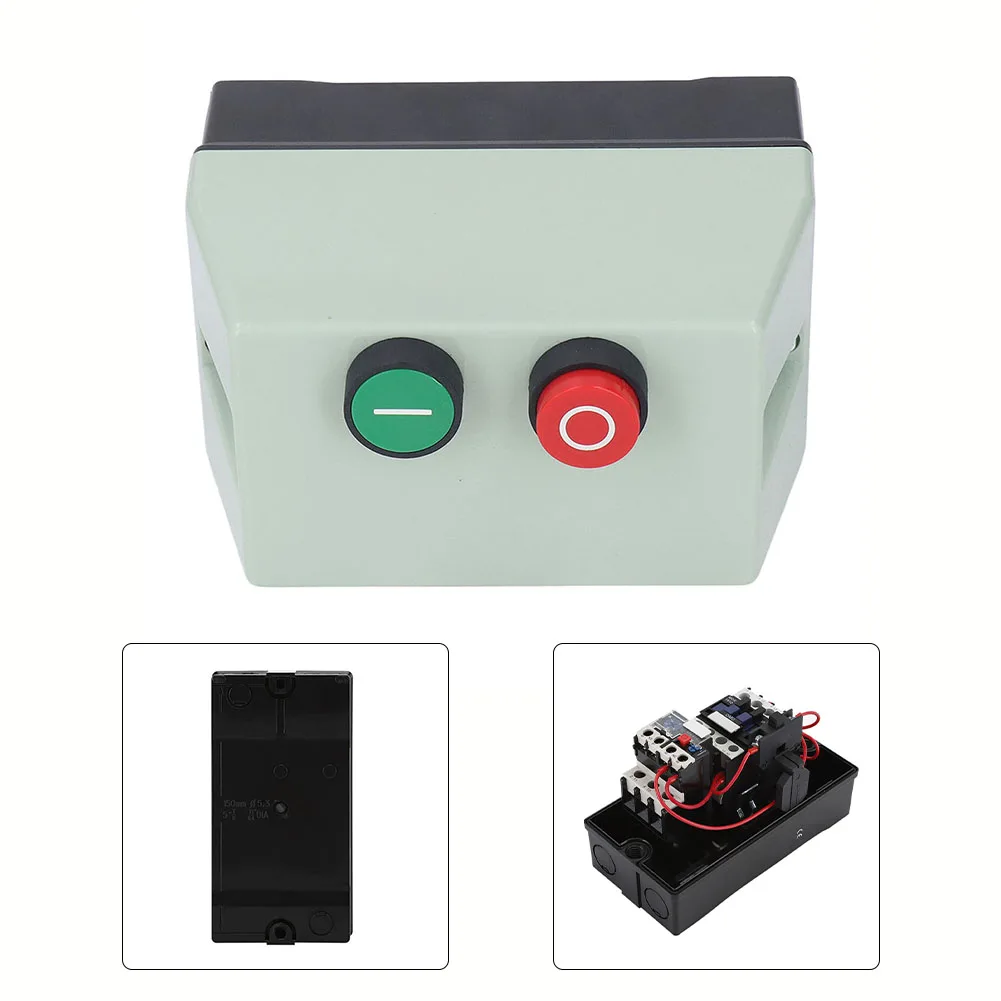 Magnetic Motor Starter Switch 3 Phase Single 380V 4KW-11KW IP55 ABS Shell For Air Compressor Water Engine Control