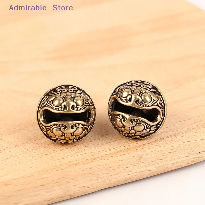 wLucky Brass Handicraft Die Casting Drop Bell Key Car Button Wind Bell Sect Bronze Bell Creative Gift