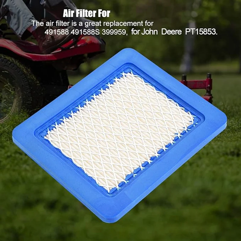 Lawn Mower Air Filter Square Filter Elements Suitable For Briggs & Stratton 491588 Lawn Mower Replacement Accessories