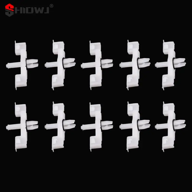 10Pcs Door Trim Strip Bar Threshold Pressure Plate Fixed Clip For VW Touareg Porsche Cayenne Plastic Auto Fasteners