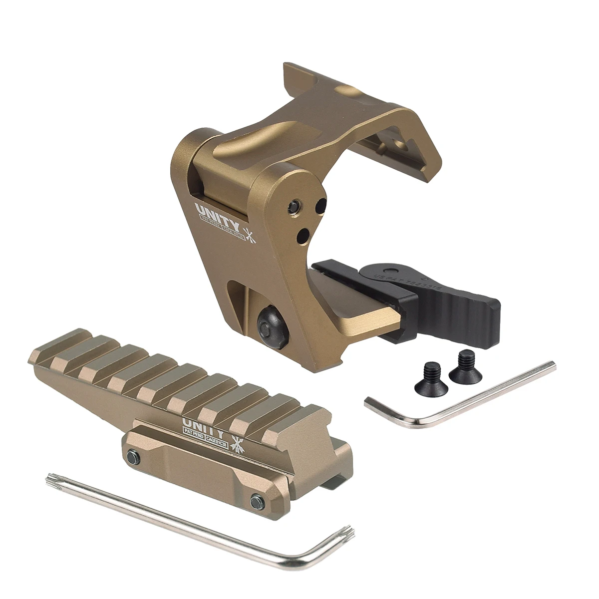 Adaptateur de montage tactique 558 UNITY pour loupes G33 G43 G45, lunettes de visée 551 552 558, point rouge, montage sur rail 20 mm