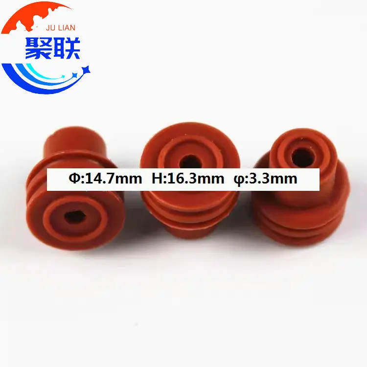 10pcs-100pcs 13735454 Outer diameter Φ14.7mm Rubber Seal Inner diameter φ:3.3mm Wire Seal 347713 For 9.5 Series Auto Connector