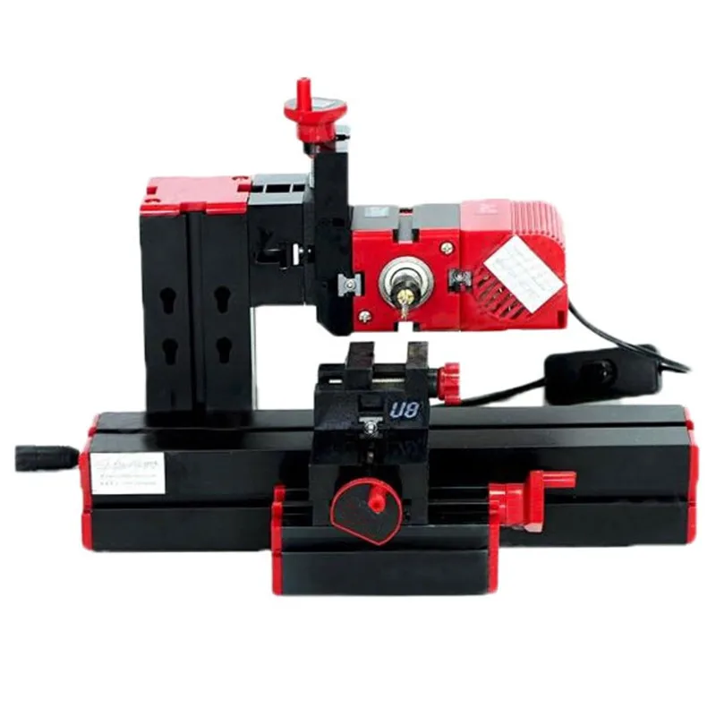 6 in 1 Multi Metal Mini Wood Lathe Motorized Horizontal Jig-saw Grinder Driller Milling Combined Machine DIY Tool