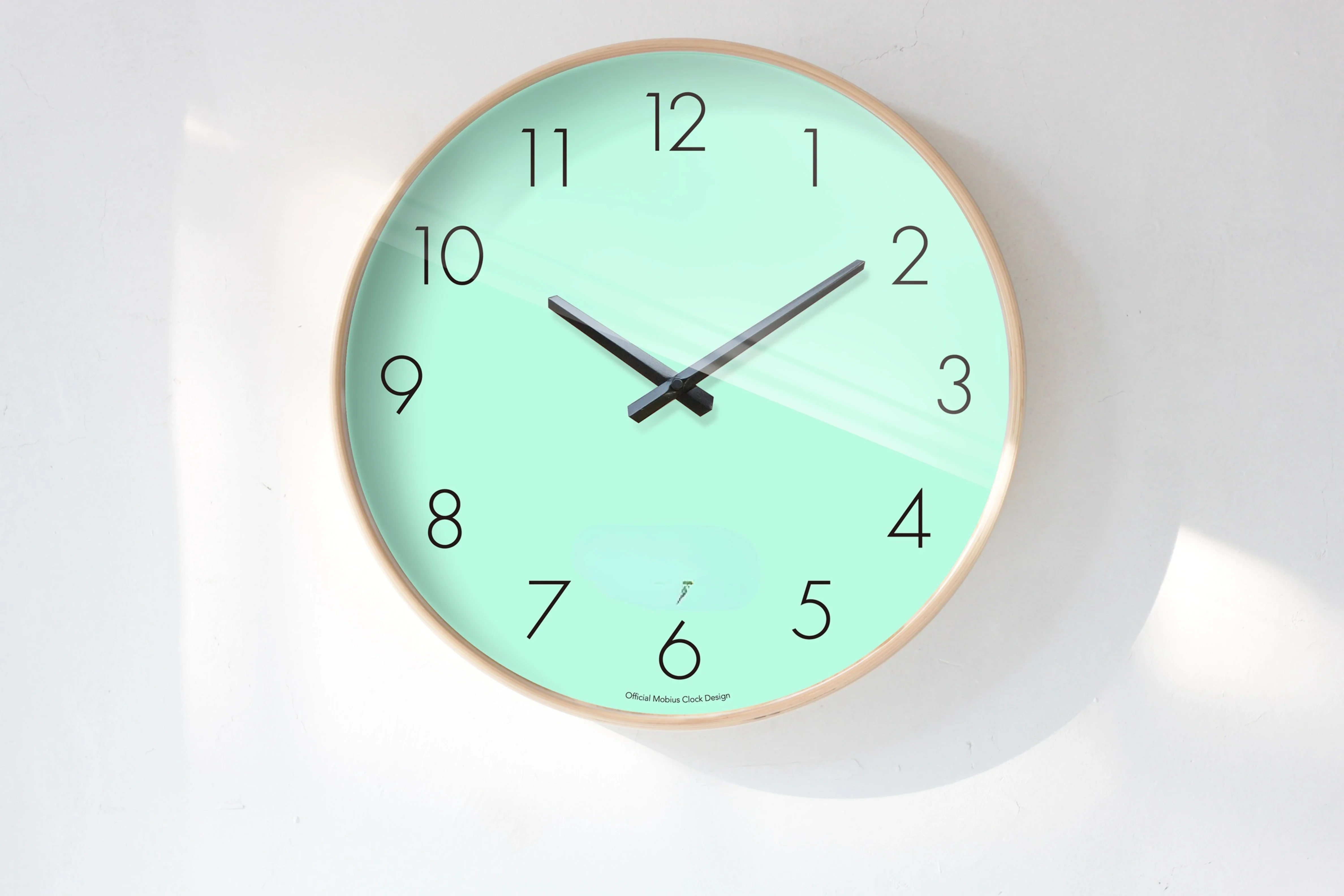 Silent hanging watch living room 18 inch wall clock home clock mint green clock simple new style hanging wall