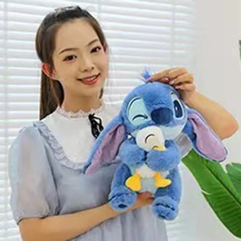

Stitch Angel 30 см периферийная кукла плюшевая подушка обнимает качка Дональд детская удобная подушка для сна кукла Kawaii подарок подруге