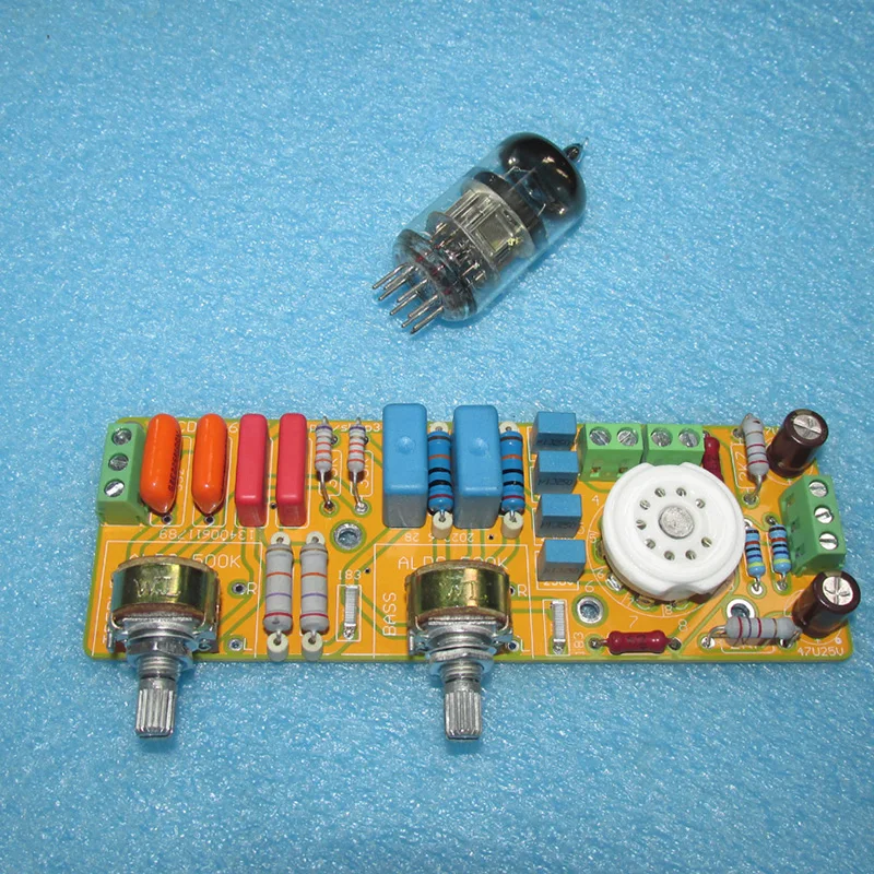 6n1/6n2 Tube Tone Board 500K Potentiometer Active Attenuation Tone Board Hifi Tube Amplifier Preamplifier Amplifier Audio