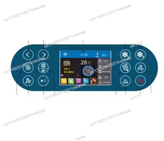 

Touch Spa Control Panel For Bathtubs Hot Tub Controller With Massage & Draining Function