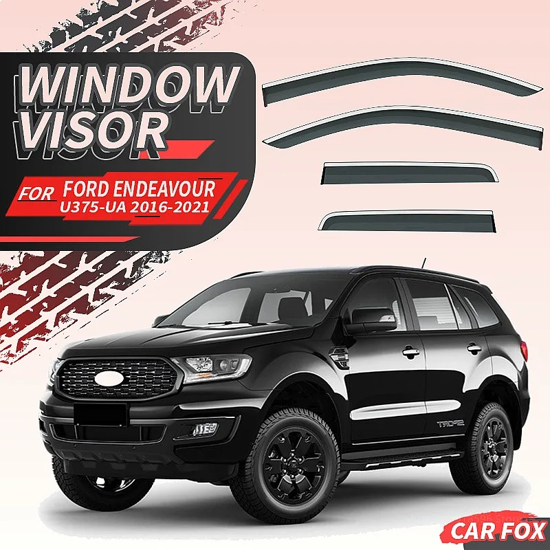 

For Ford Endeavour 2016-2021 Car Window Visor Rain Sun Shade Side Windshield Awning Auto Accessories