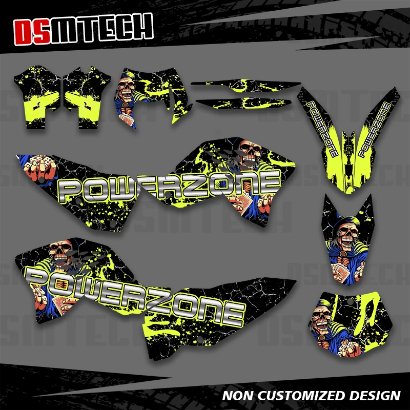

DSMTECH For KTM SX SXF 2007-2010 EXC EXCF 125 250 300 450 2008- 2011 Graphics Decals Stickers Motorcycle Background