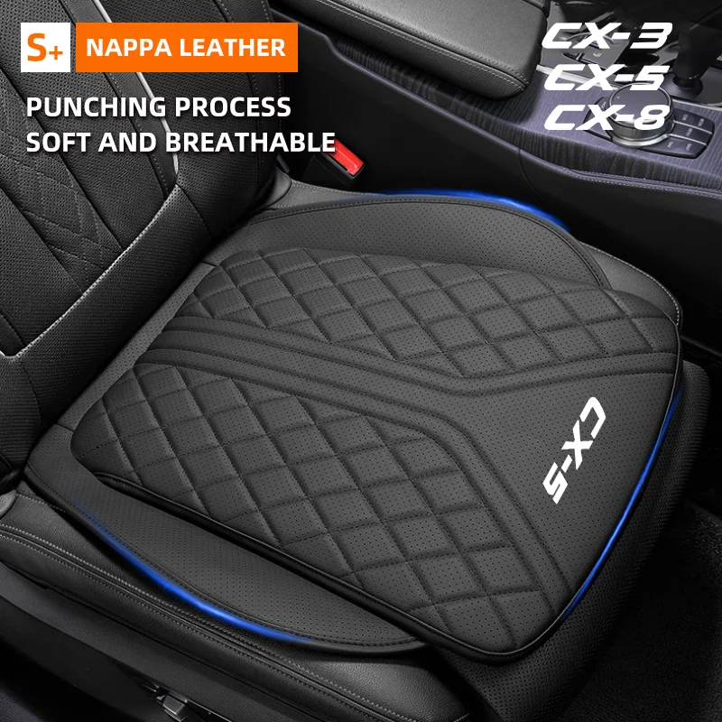 

Дышащий автомобильный чехол на переднее/заднее сиденье для Mazda 3 CX5 CX3 CX8 6 GH MX5, внутренняя подушка для автомобильного сиденья, нескользящая защитная накладка для стула