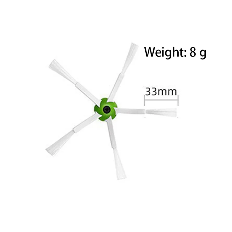 M17K-6Piece فرشاة جانبية استبدال الملحقات ل اي روبوت رومبا I3/I3 +/I4/I7/I7 +/E5/E6/E7 روبوت فراغ إكسسوارات قطع غيار