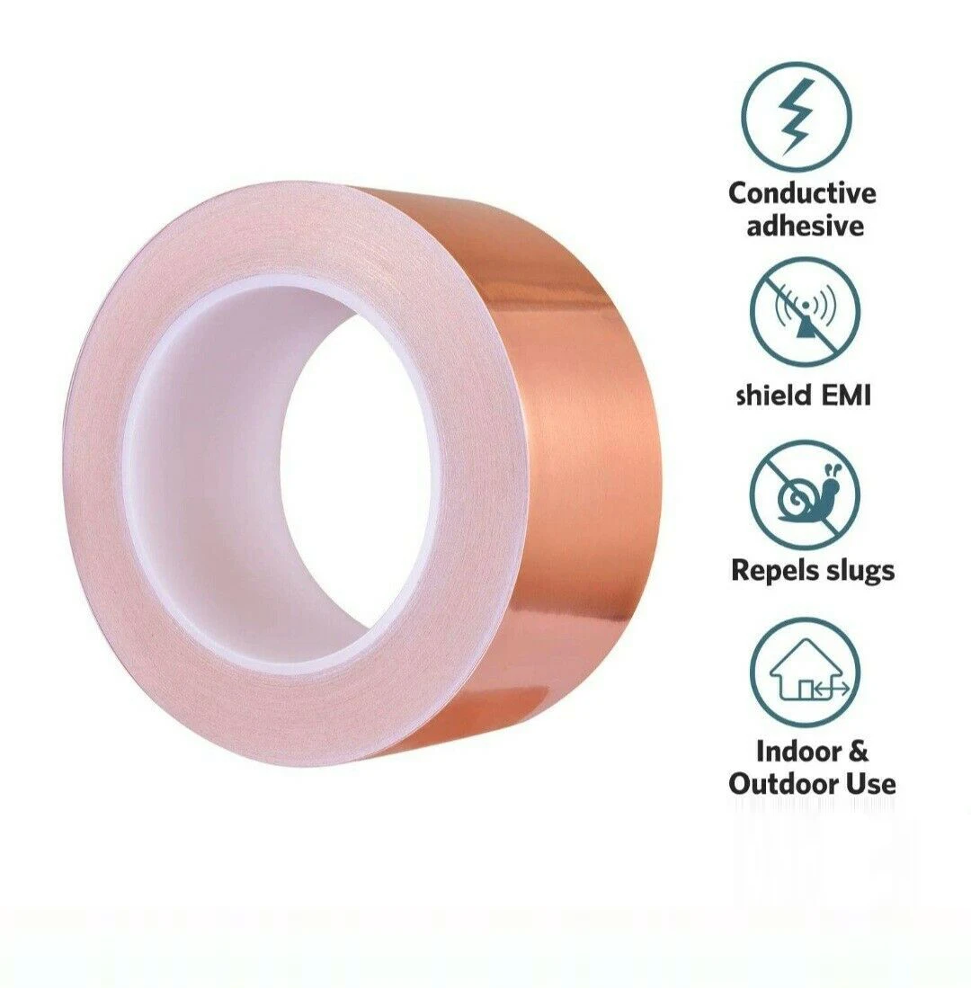 Copper Foil Tape with Conductive Adhesive for Snail and Slug Repeller