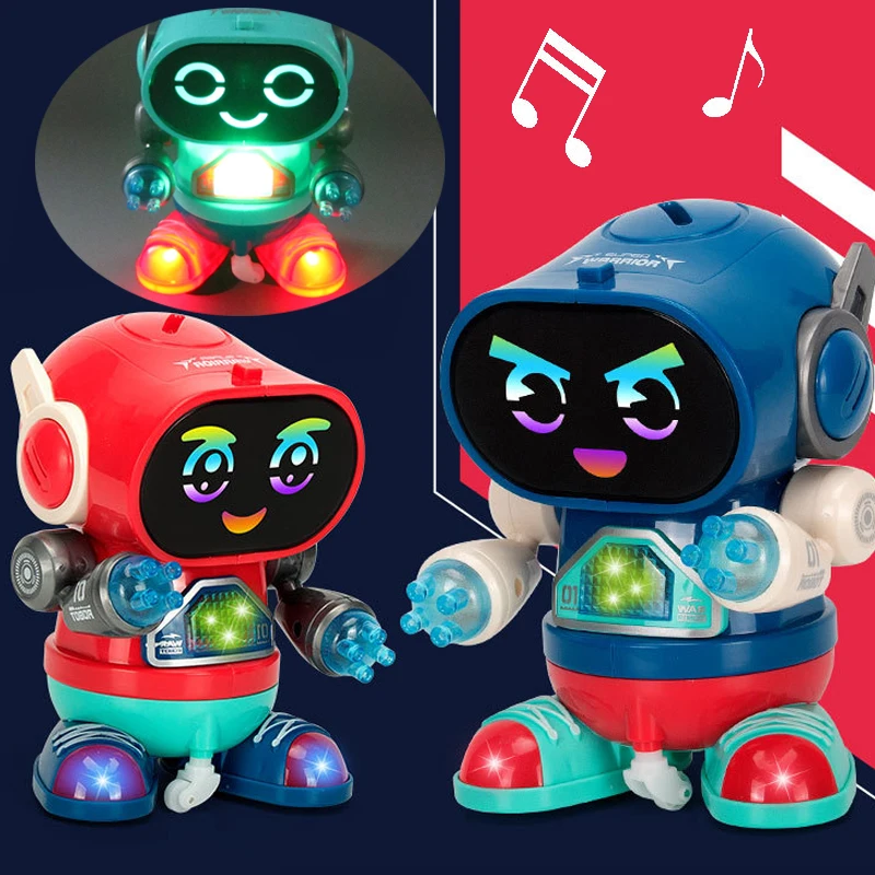 Robot de baile divertido para niños, juguetes eléctricos para niños pequeños, regalos para niños, cosas geniales, juguetes para bebés, muñecas de