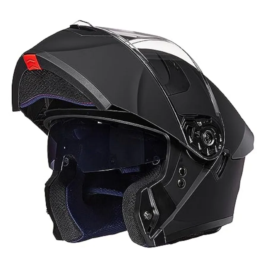 

Adult Motorcycle Helmet Dual Visor Flip up Modular Full Face Helmet DOT Model WS206,XX