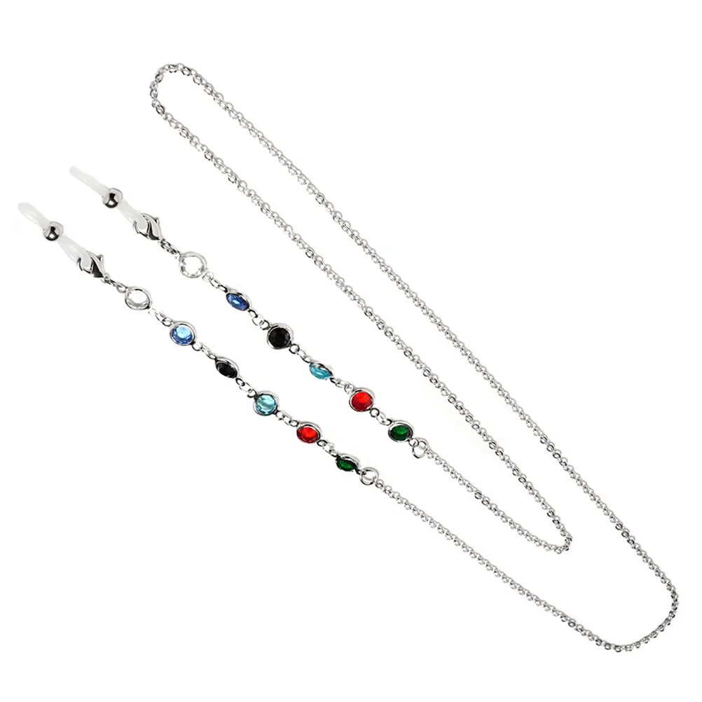 

1pc Platinum Plated Eyeglasses Chain Anti-Slip Glasses Lanyard For Sunglasses Eyewear Retainer Neck Strap Cord Holder
