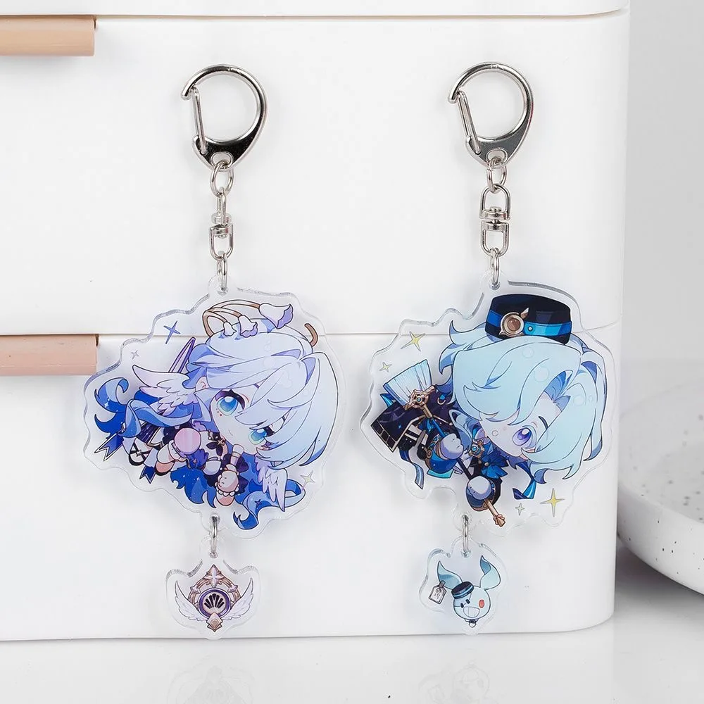 8 pz/set gioco Honkai: Star Rail Sparkle Aventurine Black Swan Misha Sunday Cosplay portachiavi accessori ciondolo Prop Badge regalo