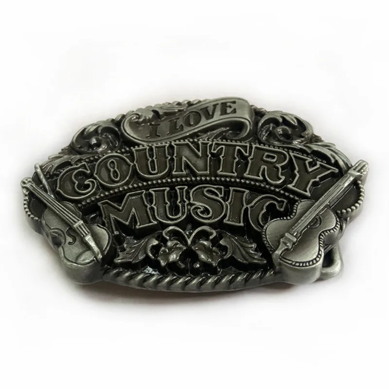 الرجعية عارضة قبعات رعاة البقر الغربية سبائك الزنك حزام مشبك موسيقى الريف الغيتار تصميم الأزياء التبعي للرجال #6