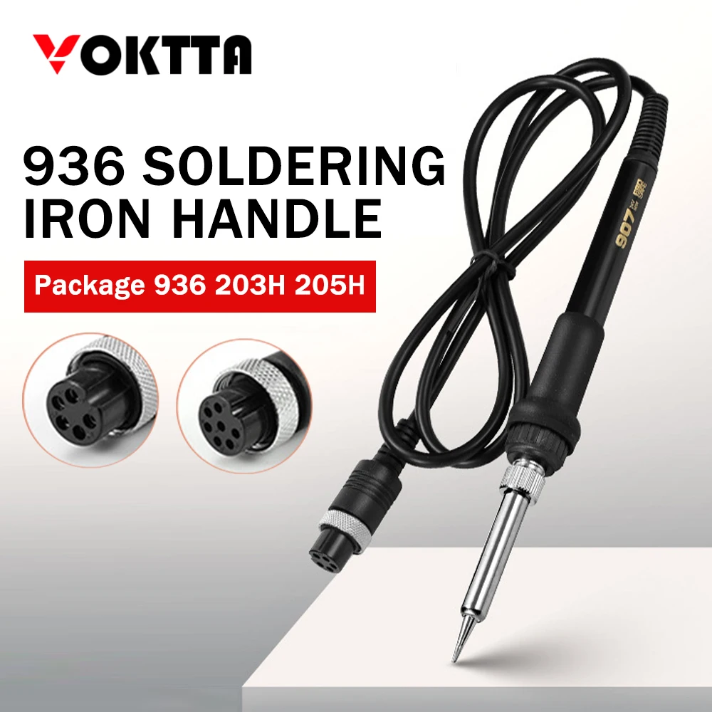 936B Electric Soldering Iron 5/7 Holes Adjustable Constant Soldering Station Soldering Iron Handle Metal Heating Core