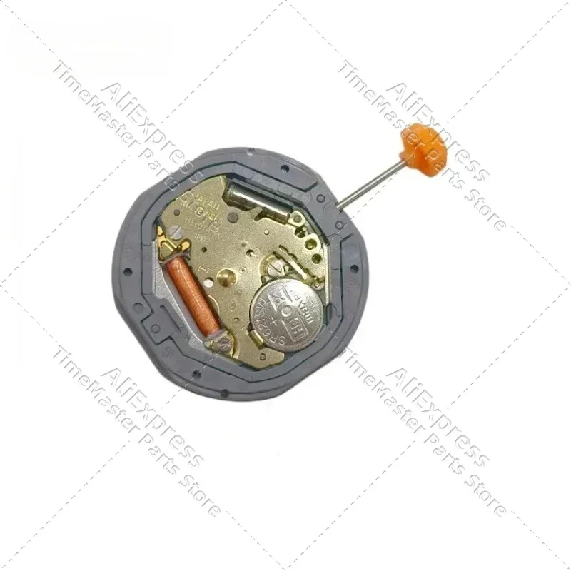 Aksesori mousif jam tangan gerakan kuarsa tiga jarum gerakan kalender ganda MIYOTA 1M02 asli baru