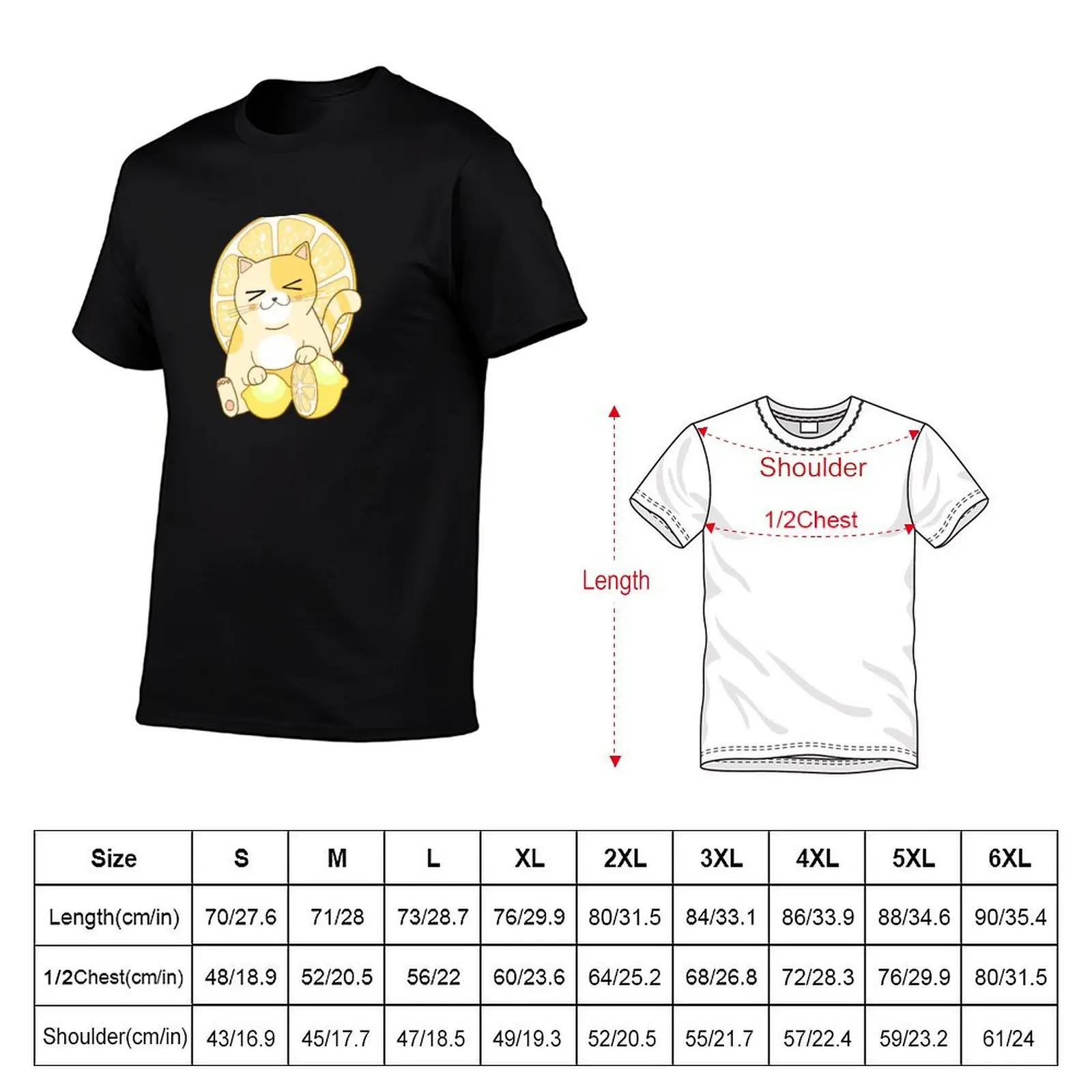 Lemon Cat T-Shirt Louboutins anime clothes custom shirt mens t shirt