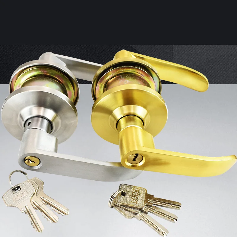Universal Home Use round Ball Lock Door Handle Replacement for Indoor Bedroom Traditional Style Door Lock
