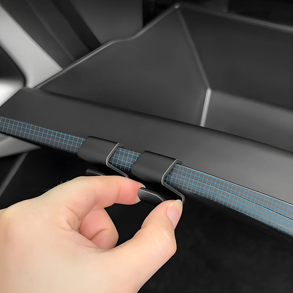 لتويوتا RAV4 XA50 2019 2020 2021 2022 2023 2024 ABS سيارة المشارك الطيار صندوق القفازات هوك متعددة الوظائف مقاطع تخزين صغيرة مخفية #4