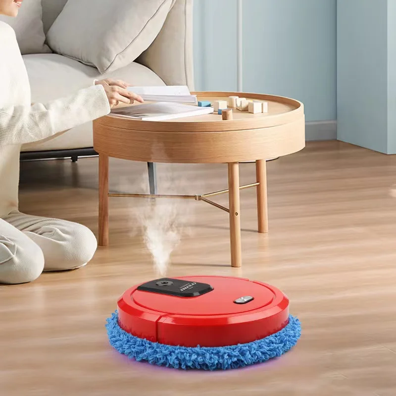 1500 mAh Mopping with Sprayer Machine Smart Home Floor Sweeping Automatic Electric Floor Mops Floor Steam Cleaner Robot