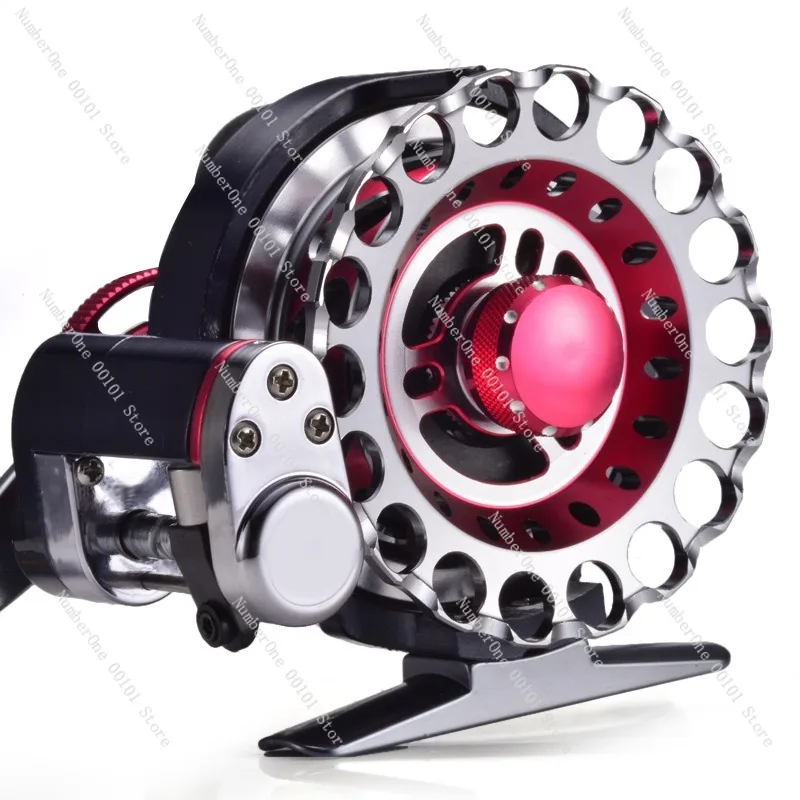 Automatic Wire Arrangement Metal Fishing Reel,Micro-Lead Spool Wheel with Force Relief Valve,Smooth Rotation Sea Fishing Line