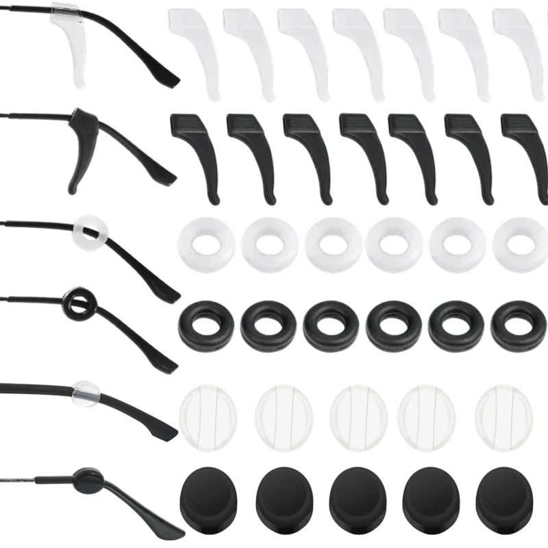 4-20 шт. противоскользящие ушные крючки для очков аксессуары для очков силиконовый держатель для дужек очков