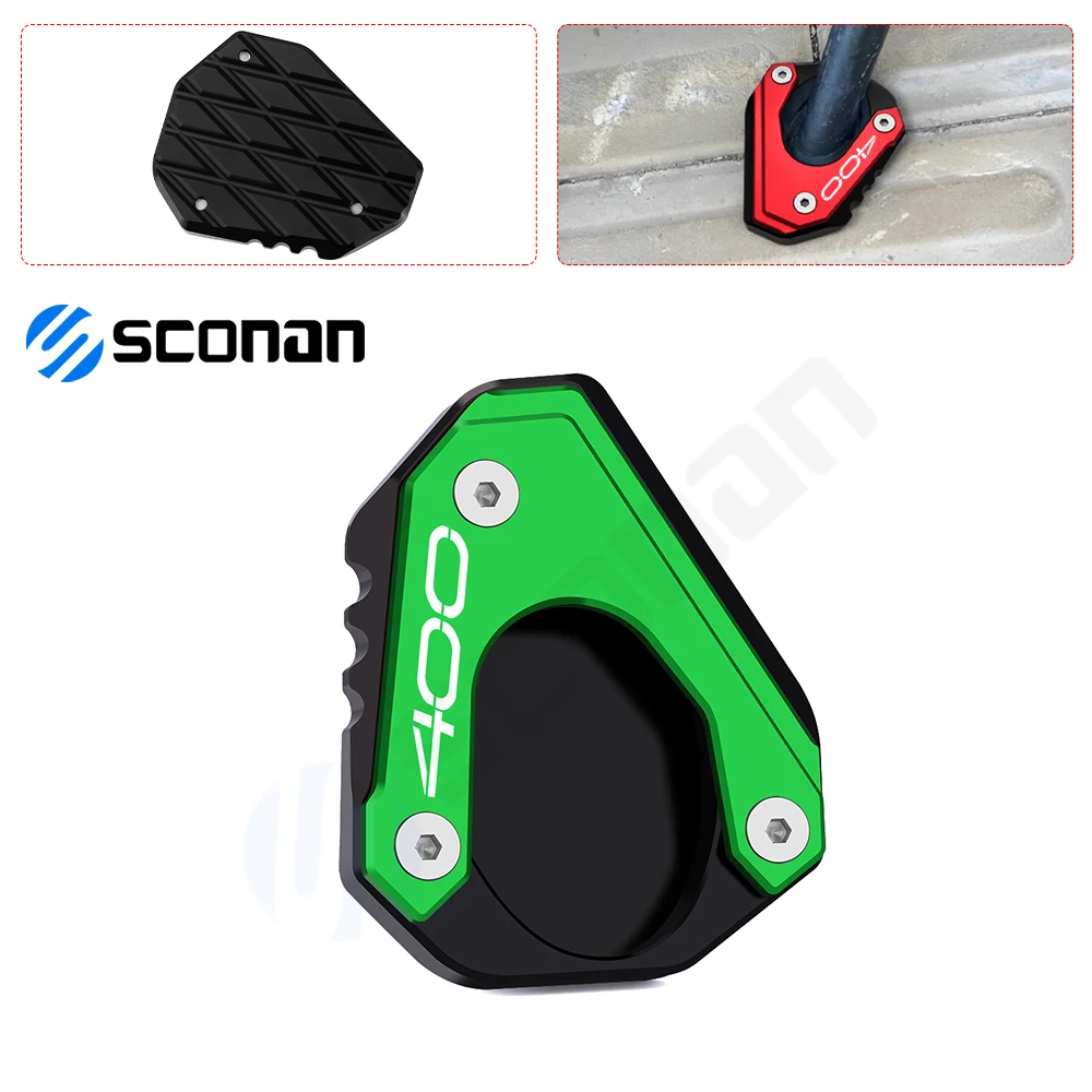 

Motorcycle Foot Kickstand Side Stand Extension Pad For Kawasaki Z400 Z 400 z400 2018-2020 2021 2022 2023 2024