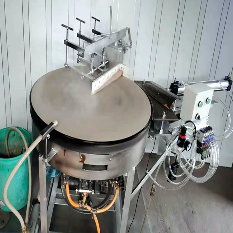 Automatic Rotation Electromechanical Pancake Machine Flat Bread Maker Electric Baking Pan New Product Motor