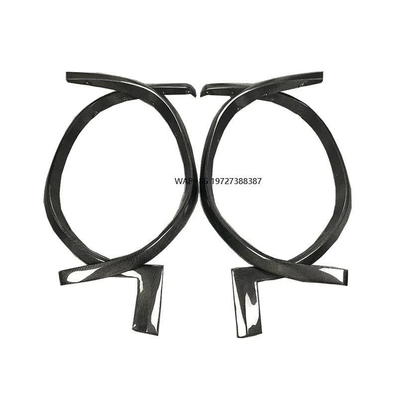 High Quality Dry  Carbon  Rear Fender Flares Wheel Arch Trim Eyebrow for F97 X3M F98 X4M Perfect Fitment