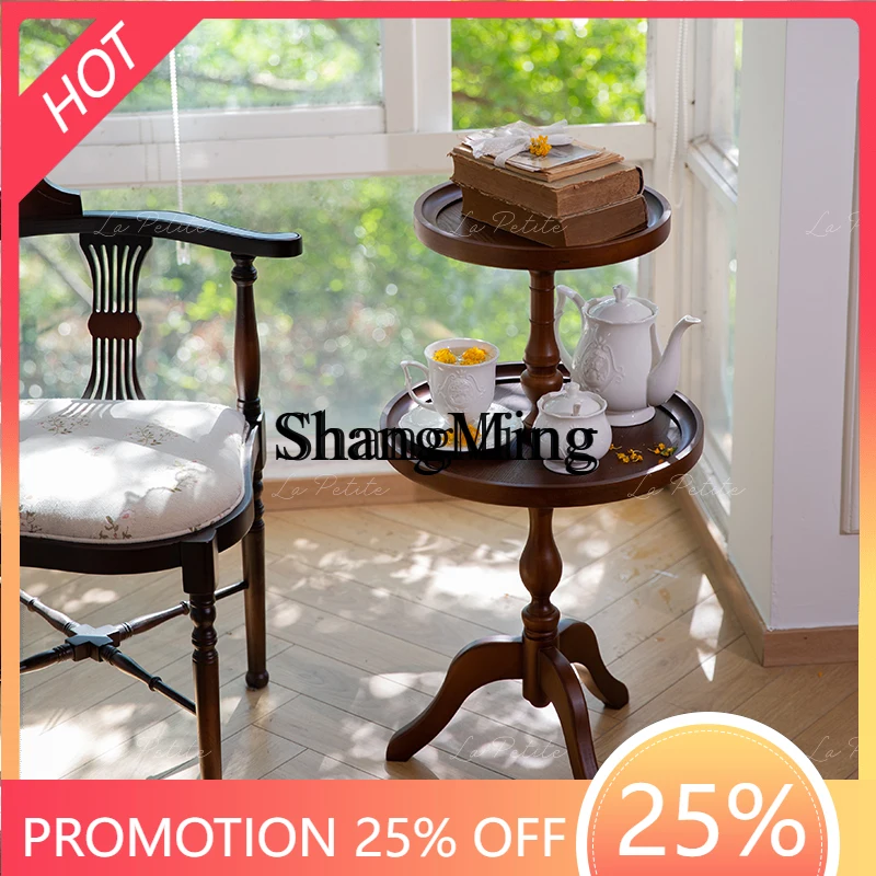 SM modern minimalist retro small coffee table balcony living room bedroom available small table