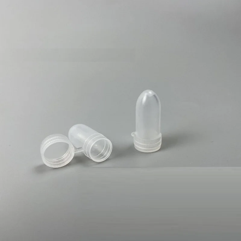Small Capsule Shell Transparent with Lid Shell Suppository Flip Lid Empty Plastic Box
