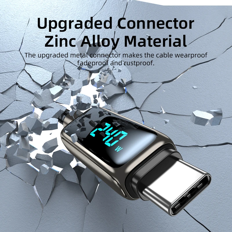 VYVYLABS 240 واط USB C إلى نوع C كابل PD كابل شحن سريع للغاية نوع C آيفون 17 16 15 لشاومي سامسونج ماك بوك #2